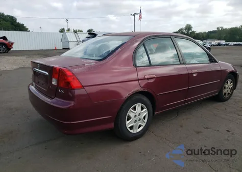 2003 Honda Civic Lx из США, поврежденный, VIN 2HGES16593H566040